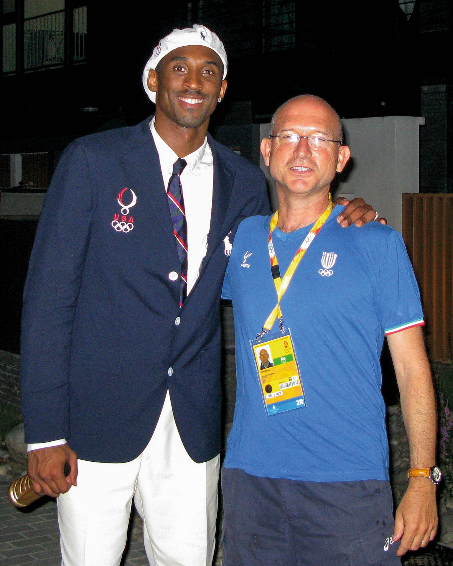 Piero Benelli su Pesaro IN Magazine con Kobe Bryant