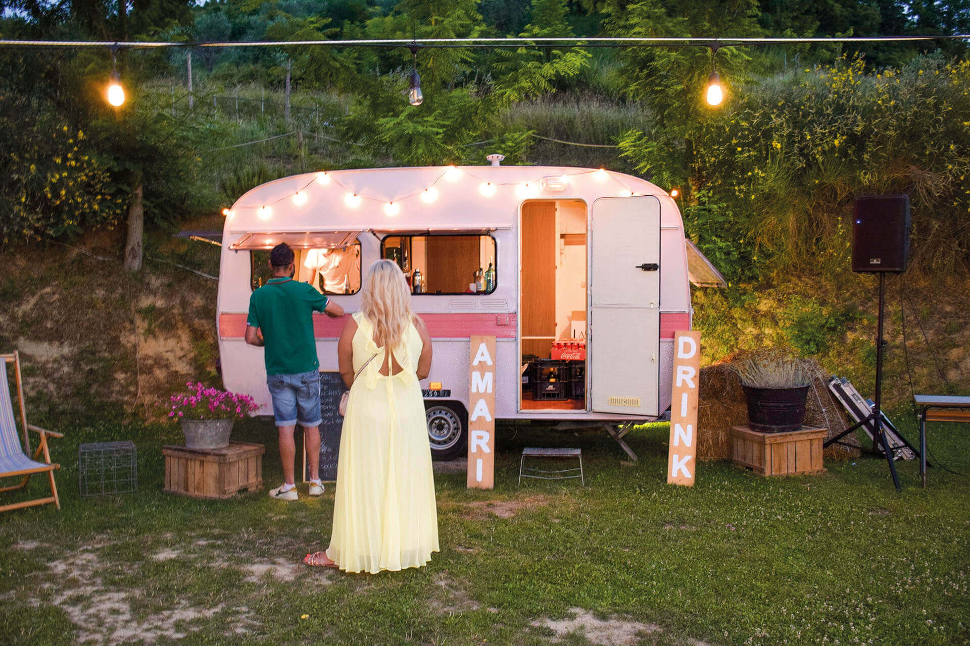 Picnic e cene magiche all'aperto