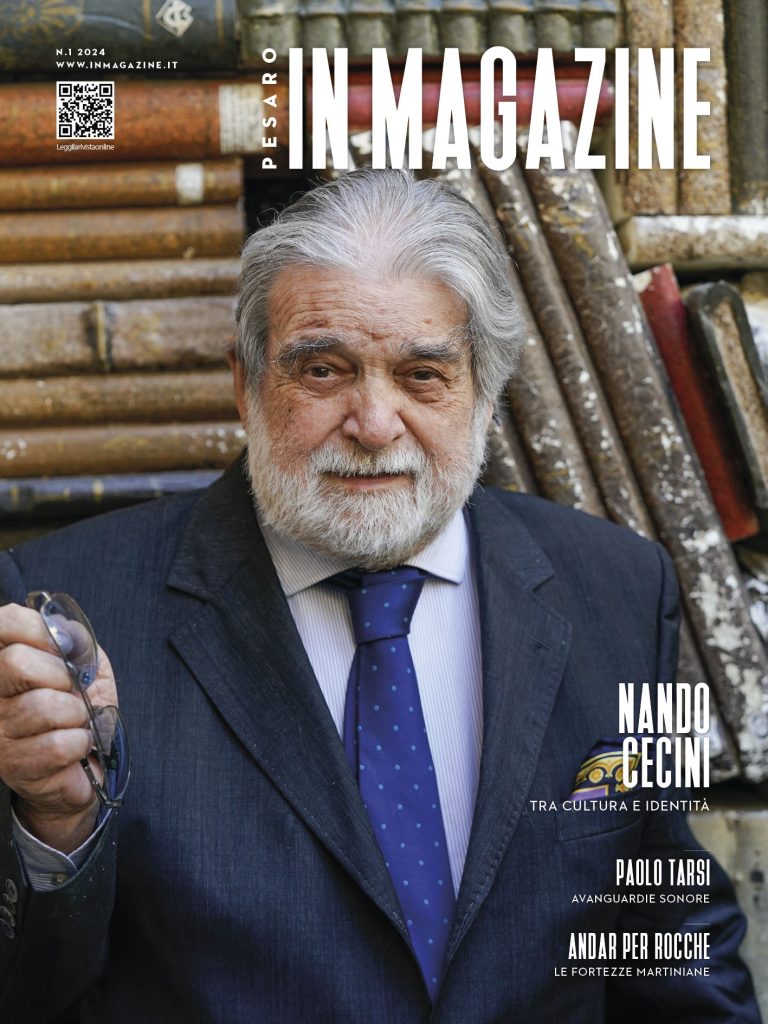 Nando Cecini in copertina di Pesaro IN Magazine 1/2024