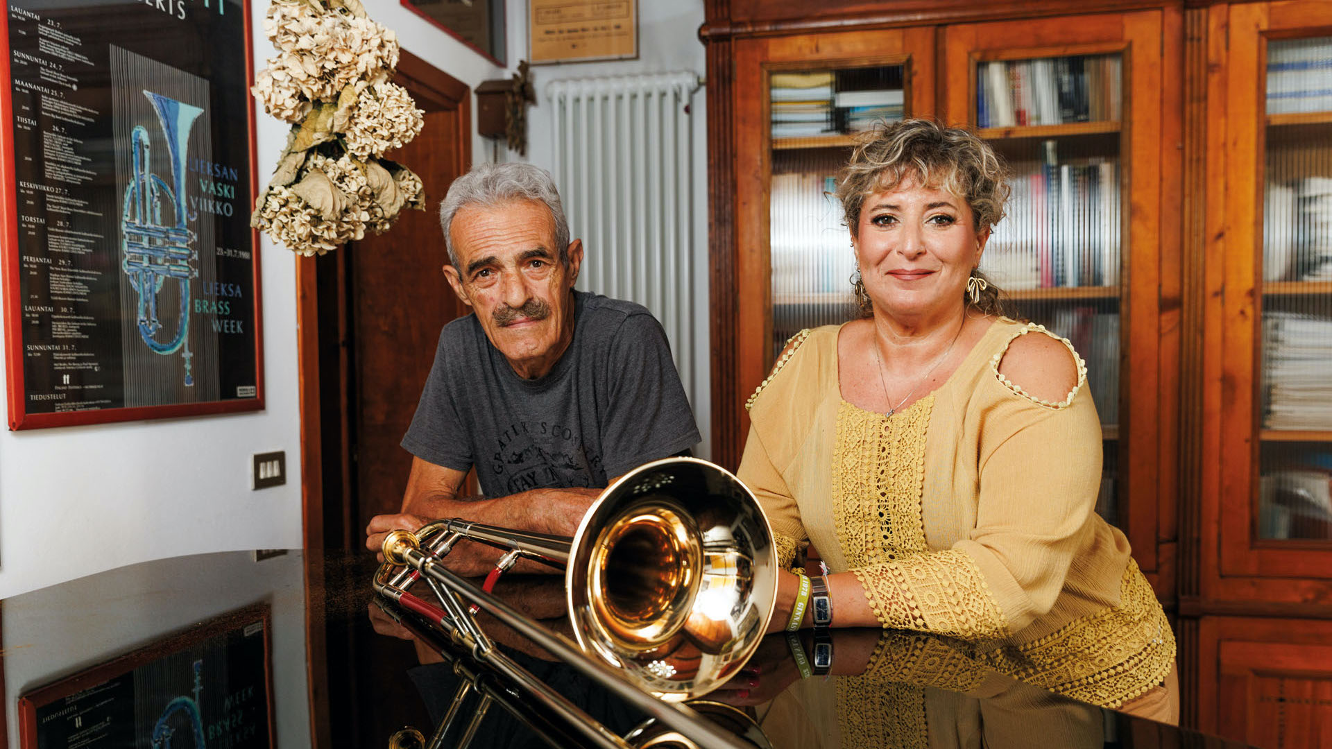 Renzo Brocculi e Valentina trombonisti cesenati