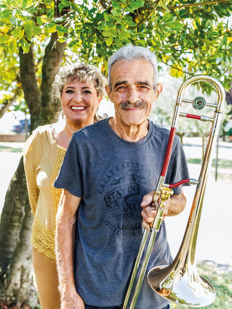 Renzo Brocculi e Valentina trombonisti cesenati