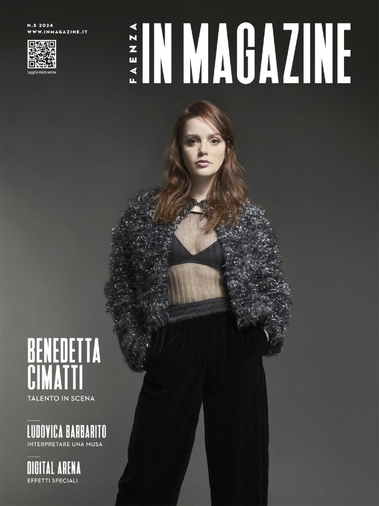 Benedetta Cimatti in cover per Faenza IN Magazine 5/2024