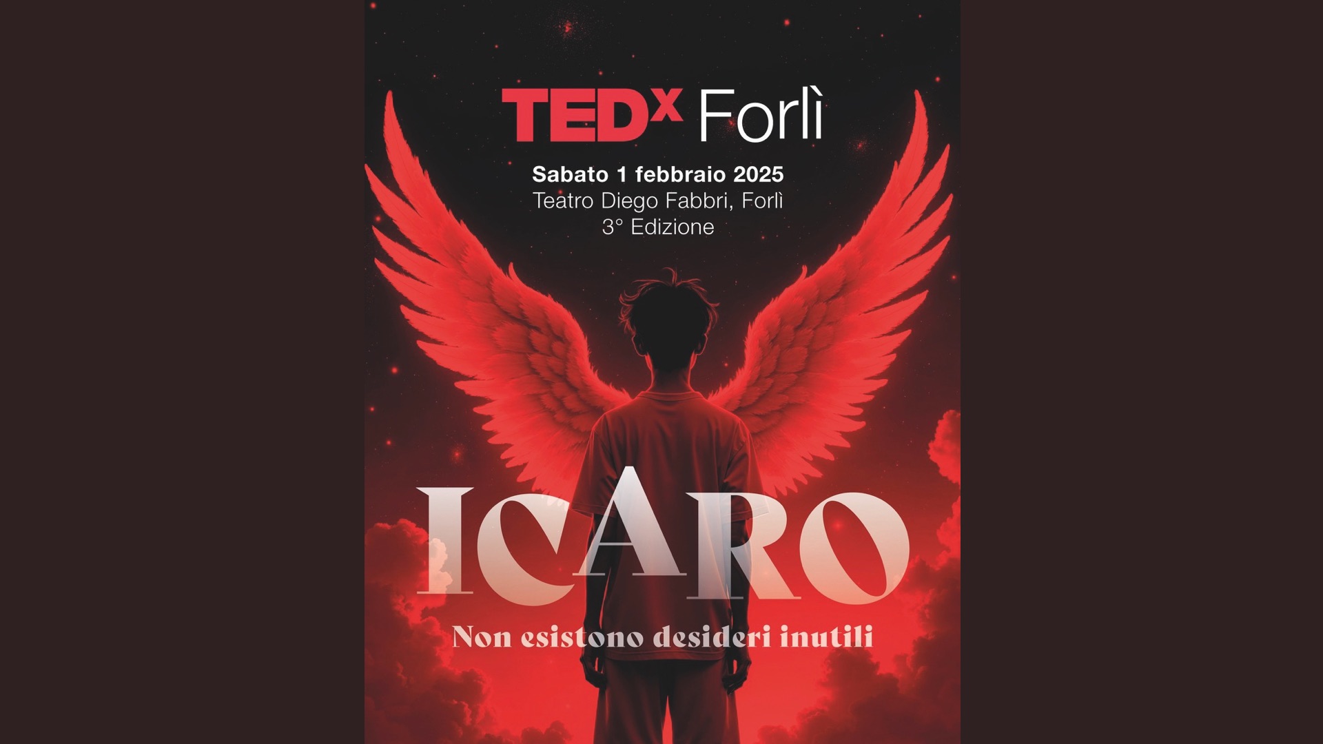 TEDxForlì 2025: il tema è Icaro